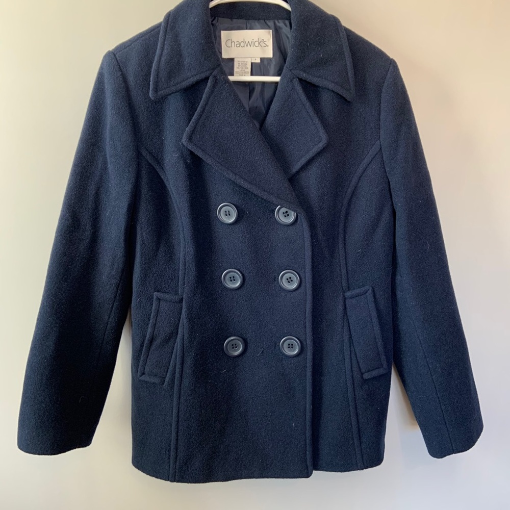 Women’s Navy Blue Pea Coat